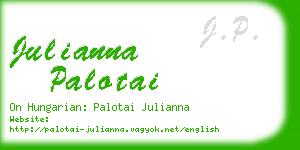 julianna palotai business card